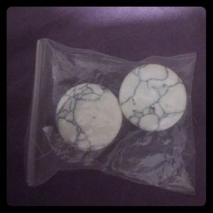 BEAUTIFUL STONE PLUGS 🔮 size 3/4